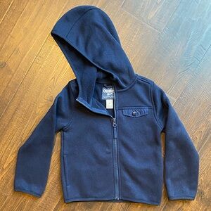 OshKosh B’Gosh, Warm Jacket, Navy Blue Zip-up, Size 5T